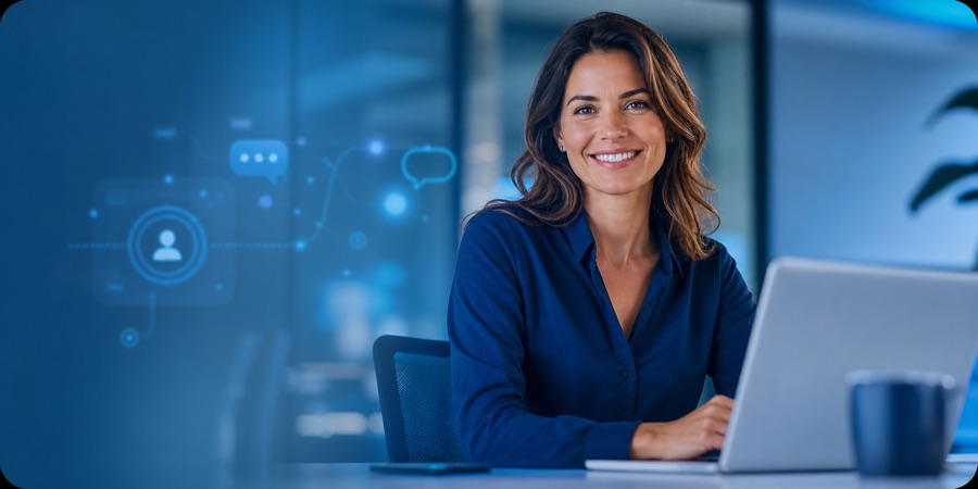 Atendimento digital com IA em operação DeBiel